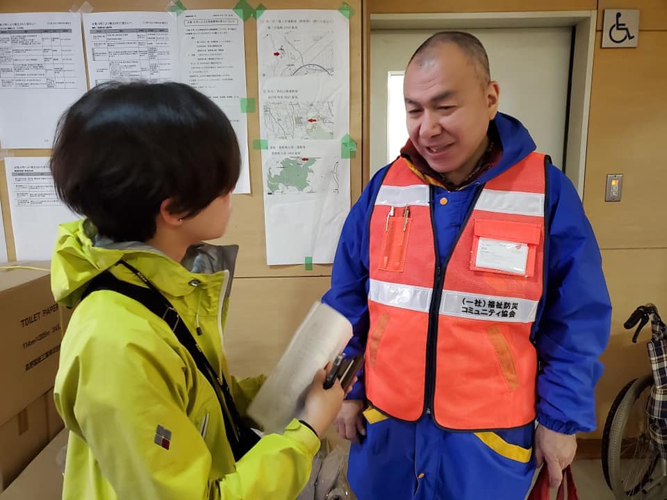 被災地支援（2019年台風19号長野県）